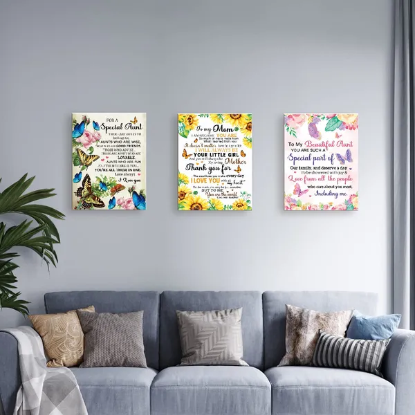 Multicolor_Canvas_Wall_Art_Gifts_|_For_Mom,I_Love_You_With_All_My_Heart_Birthday_Mothers_Day_Meaningful_Gifts_|_For_Mom_From_Daughter,Canvas_Framed_Wall_Art_Hangable_Home_Decor_|_For_Mom