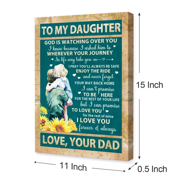 Multicolor_Daughter_Gifts_From_Dad,Birthday_Gifts_|_For_Daughter,Gifts_|_For_Daughter_From_Dad,Father_To_Daughter_Gifts-I_Pray_You'Ll_Always_Be_Safe_Canvas_Wall_Art_Decor_Y453