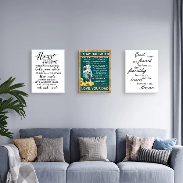 Multicolor_Daughter_Gifts_From_Dad,Birthday_Gifts_|_For_Daughter,Gifts_|_For_Daughter_From_Dad,Father_To_Daughter_Gifts-I_Pray_You'Ll_Always_Be_Safe_Canvas_Wall_Art_Decor_Y453