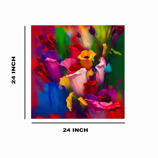 Multicolor_Abstract_24_X_24_Inch,_Wooden_Framed_Canvas_Painting_|_For_Bedroom,_Living_Room,_Study_Room_&_Office_|_Pine_Wood_Frame_(61_X_61_Cms)
