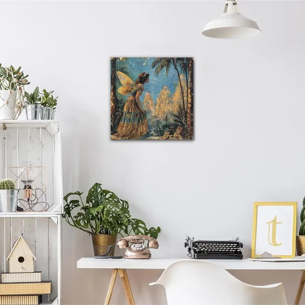 Multicolor_Abstract_24_X_24_Inch,_Wooden_Framed_Canvas_Painting_|_For_Bedroom,_Living_Room,_Study_Room_&_Office_|_Pine_Wood_Frame_(61_X_61_Cms)