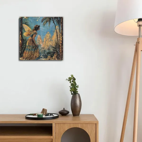 Multicolor_Abstract_24_X_24_Inch,_Wooden_Framed_Canvas_Painting_|_For_Bedroom,_Living_Room,_Study_Room_&_Office_|_Pine_Wood_Frame_(61_X_61_Cms)