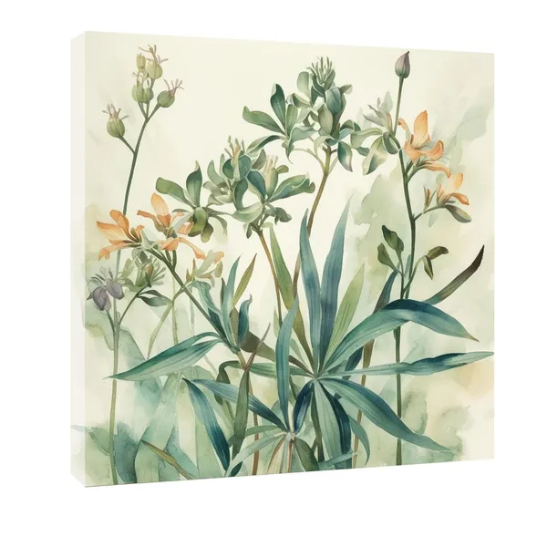 Multicolor_Abstract_24_X_24_Inch,_Wooden_Framed_Canvas_Painting_|_For_Bedroom,_Living_Room,_Study_Room_&_Office_|_Pine_Wood_Frame_(61_X_61_Cms)