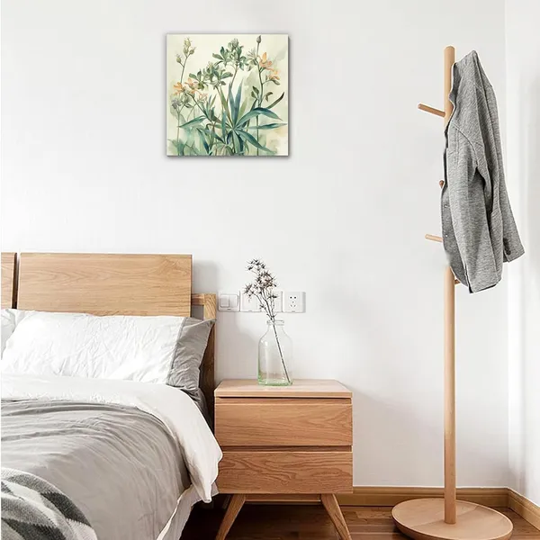 Multicolor_Abstract_24_X_24_Inch,_Wooden_Framed_Canvas_Painting_|_For_Bedroom,_Living_Room,_Study_Room_&_Office_|_Pine_Wood_Frame_(61_X_61_Cms)
