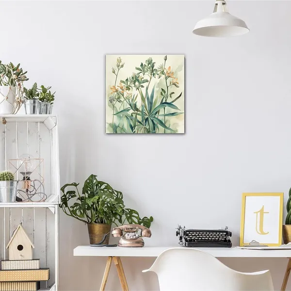 Multicolor_Abstract_24_X_24_Inch,_Wooden_Framed_Canvas_Painting_|_For_Bedroom,_Living_Room,_Study_Room_&_Office_|_Pine_Wood_Frame_(61_X_61_Cms)