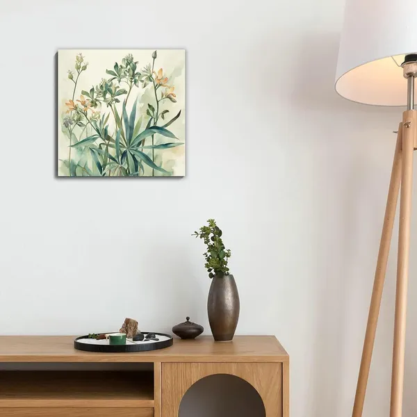 Multicolor_Abstract_24_X_24_Inch,_Wooden_Framed_Canvas_Painting_|_For_Bedroom,_Living_Room,_Study_Room_&_Office_|_Pine_Wood_Frame_(61_X_61_Cms)