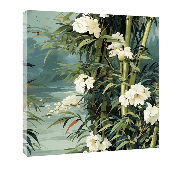 Multicolor_Abstract_24_X_24_Inch,_Wooden_Framed_Canvas_Painting_|_For_Bedroom,_Living_Room,_Study_Room_&_Office_|_Pine_Wood_Frame_(61_X_61_Cms)