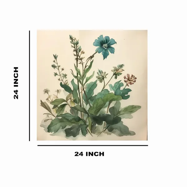 Multicolor_Abstract_24_X_24_Inch,_Wooden_Framed_Canvas_Painting_|_For_Bedroom,_Living_Room,_Study_Room_&_Office_|_Pine_Wood_Frame_(61_X_61_Cms)