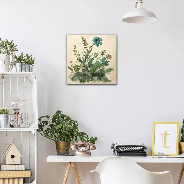 Multicolor_Abstract_24_X_24_Inch,_Wooden_Framed_Canvas_Painting_|_For_Bedroom,_Living_Room,_Study_Room_&_Office_|_Pine_Wood_Frame_(61_X_61_Cms)