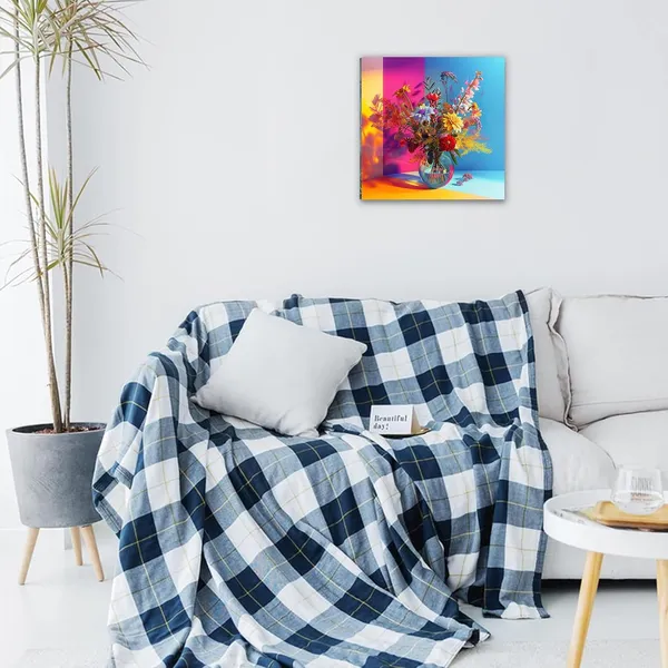 Multicolor_Abstract_24_X_24_Inch,_Wooden_Framed_Canvas_Painting_|_For_Bedroom,_Living_Room,_Study_Room_&_Office_|_Pine_Wood_Frame_(61_X_61_Cms)