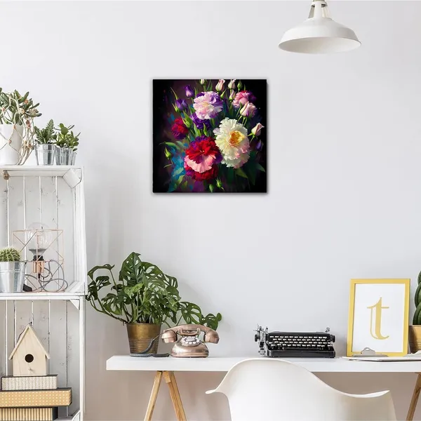Multicolor_Abstract_24_X_24_Inch,_Wooden_Framed_Canvas_Painting_|_For_Bedroom,_Living_Room,_Study_Room_&_Office_|_Pine_Wood_Frame_(61_X_61_Cms)