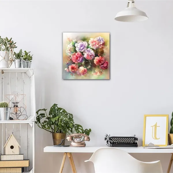 Multicolor_Abstract_24_X_24_Inch,_Wooden_Framed_Canvas_Painting_|_For_Bedroom,_Living_Room,_Study_Room_&_Office_|_Pine_Wood_Frame_(61_X_61_Cms)