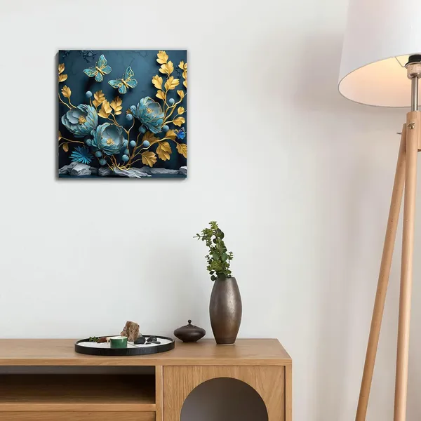 Multicolor_Abstract_24_X_24_Inch,_Wooden_Framed_Canvas_Painting_|_For_Bedroom,_Living_Room,_Study_Room_&_Office_|_Pine_Wood_Frame_(61_X_61_Cms)