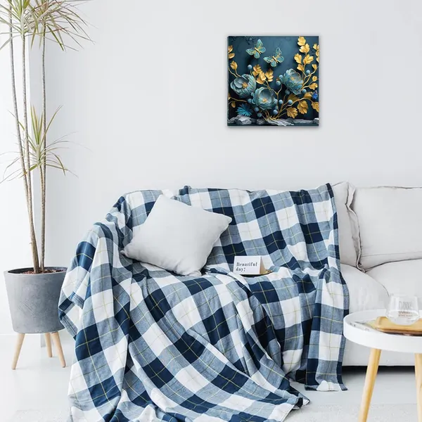 Multicolor_Abstract_24_X_24_Inch,_Wooden_Framed_Canvas_Painting_|_For_Bedroom,_Living_Room,_Study_Room_&_Office_|_Pine_Wood_Frame_(61_X_61_Cms)