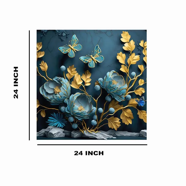 Multicolor_Abstract_24_X_24_Inch,_Wooden_Framed_Canvas_Painting_|_For_Bedroom,_Living_Room,_Study_Room_&_Office_|_Pine_Wood_Frame_(61_X_61_Cms)