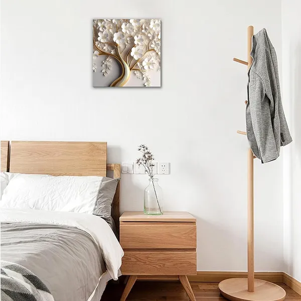 Multicolor_Abstract_24_X_24_Inch,_Wooden_Framed_Canvas_Painting_|_For_Bedroom,_Living_Room,_Study_Room_&_Office_|_Pine_Wood_Frame_(61_X_61_Cms)