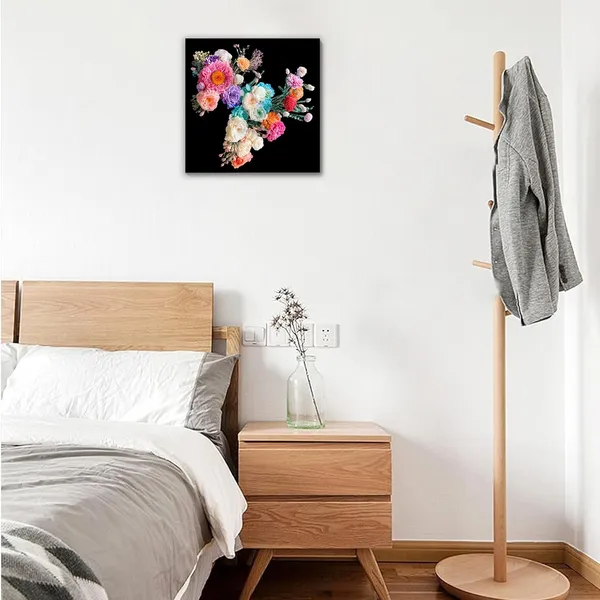 Multicolor_Abstract_24_X_24_Inch,_Wooden_Framed_Canvas_Painting_|_For_Bedroom,_Living_Room,_Study_Room_&_Office_|_Pine_Wood_Frame_(61_X_61_Cms)