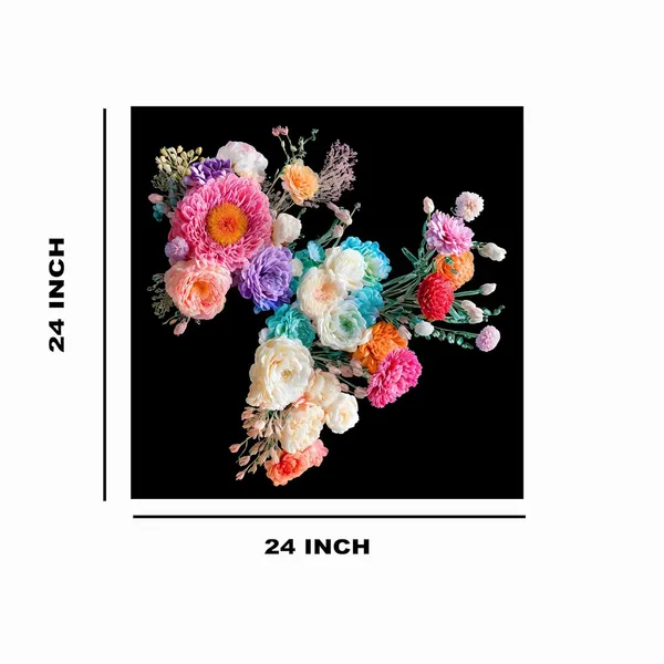 Multicolor_Abstract_24_X_24_Inch,_Wooden_Framed_Canvas_Painting_|_For_Bedroom,_Living_Room,_Study_Room_&_Office_|_Pine_Wood_Frame_(61_X_61_Cms)