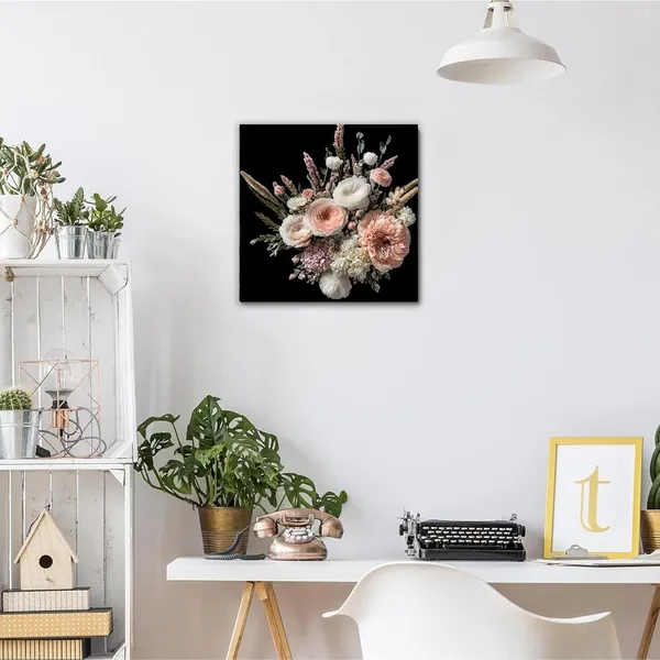 Multicolor_Abstract_24_X_24_Inch,_Wooden_Framed_Canvas_Painting_|_For_Bedroom,_Living_Room,_Study_Room_&_Office_|_Pine_Wood_Frame_(61_X_61_Cms)