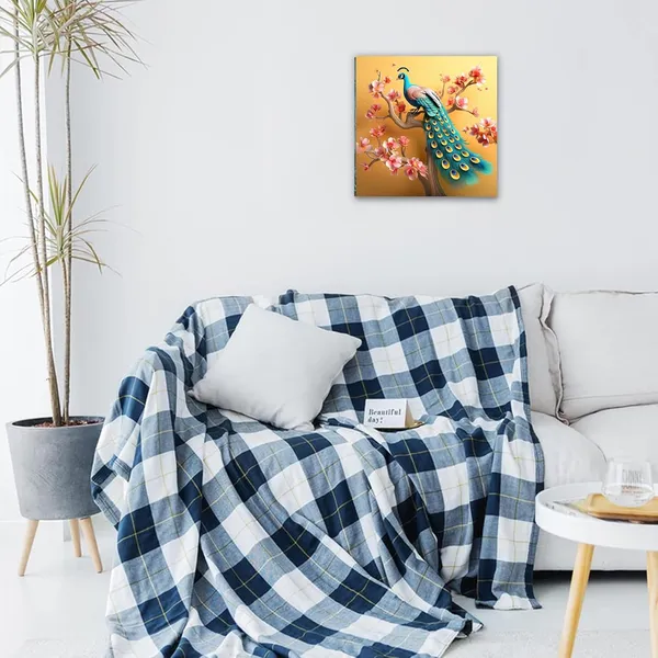 Multicolor_Abstract_24_X_24_Inch,_Wooden_Framed_Canvas_Painting_|_For_Bedroom,_Living_Room,_Study_Room_&_Office_|_Pine_Wood_Frame_(61_X_61_Cms)