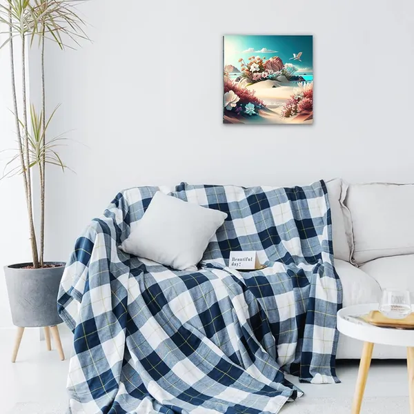 Multicolor_Abstract_24_X_24_Inch,_Wooden_Framed_Canvas_Painting_|_For_Bedroom,_Living_Room,_Study_Room_&_Office_|_Pine_Wood_Frame_(61_X_61_Cms)