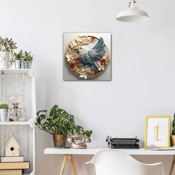 Multicolor_Abstract_24_X_24_Inch,_Wooden_Framed_Canvas_Painting_|_For_Bedroom,_Living_Room,_Study_Room_&_Office_|_Pine_Wood_Frame_(61_X_61_Cms)