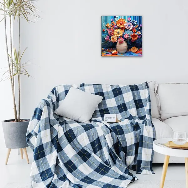 Multicolor_Abstract_24_X_24_Inch,_Wooden_Framed_Canvas_Painting_|_For_Bedroom,_Living_Room,_Study_Room_&_Office_|_Pine_Wood_Frame_(61_X_61_Cms)