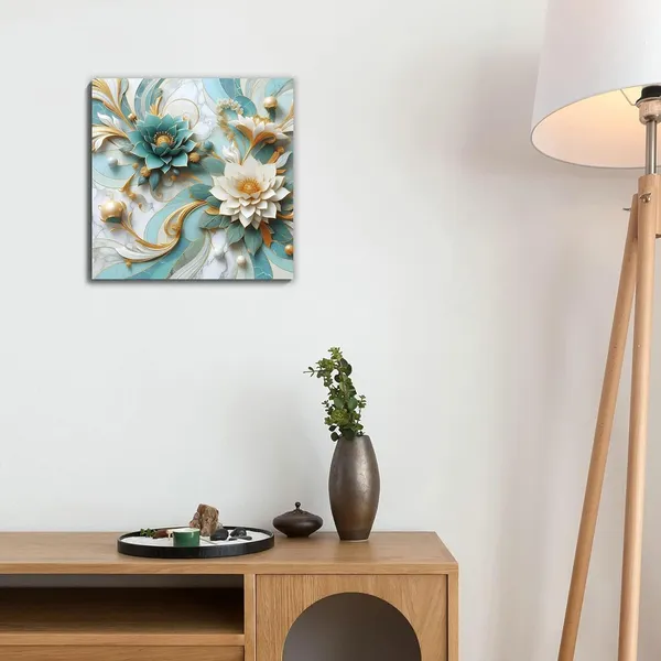 Multicolor_Abstract_24_X_24_Inch,_Wooden_Framed_Canvas_Painting_|_For_Bedroom,_Living_Room,_Study_Room_&_Office_|_Pine_Wood_Frame_(61_X_61_Cms)