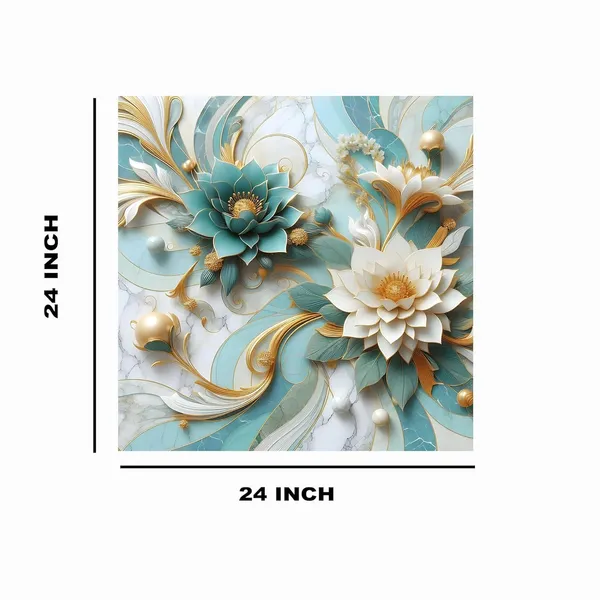 Multicolor_Abstract_24_X_24_Inch,_Wooden_Framed_Canvas_Painting_|_For_Bedroom,_Living_Room,_Study_Room_&_Office_|_Pine_Wood_Frame_(61_X_61_Cms)