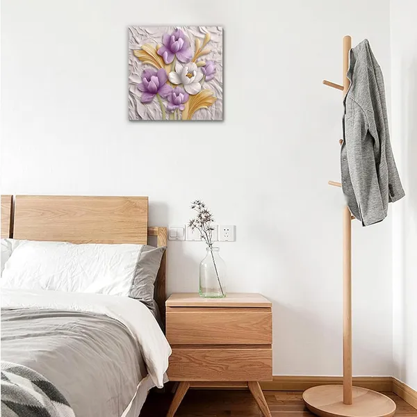 Multicolor_Abstract_24_X_24_Inch,_Wooden_Framed_Canvas_Painting_|_For_Bedroom,_Living_Room,_Study_Room_&_Office_|_Pine_Wood_Frame_(61_X_61_Cms)