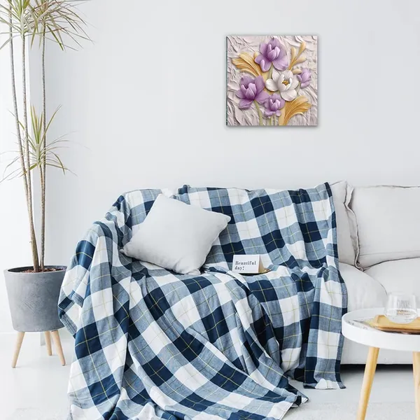 Multicolor_Abstract_24_X_24_Inch,_Wooden_Framed_Canvas_Painting_|_For_Bedroom,_Living_Room,_Study_Room_&_Office_|_Pine_Wood_Frame_(61_X_61_Cms)
