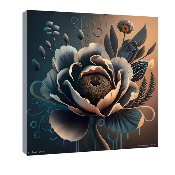 Multicolor_Abstract_24_X_24_Inch,_Wooden_Framed_Canvas_Painting_|_For_Bedroom,_Living_Room,_Study_Room_&_Office_|_Pine_Wood_Frame_(61_X_61_Cms)