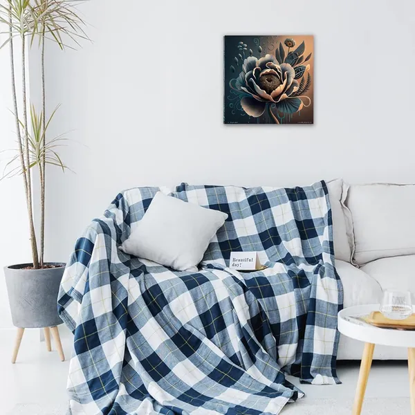 Multicolor_Abstract_24_X_24_Inch,_Wooden_Framed_Canvas_Painting_|_For_Bedroom,_Living_Room,_Study_Room_&_Office_|_Pine_Wood_Frame_(61_X_61_Cms)