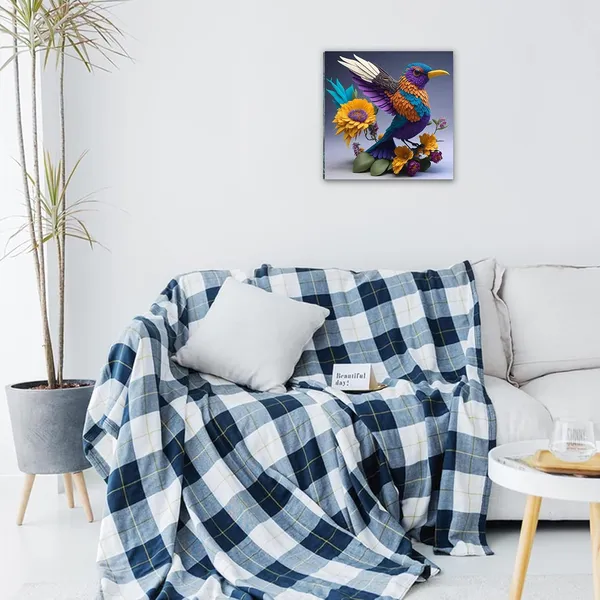 Multicolor_Abstract_24_X_24_Inch,_Wooden_Framed_Canvas_Painting_|_For_Bedroom,_Living_Room,_Study_Room_&_Office_|_Pine_Wood_Frame_(61_X_61_Cms)