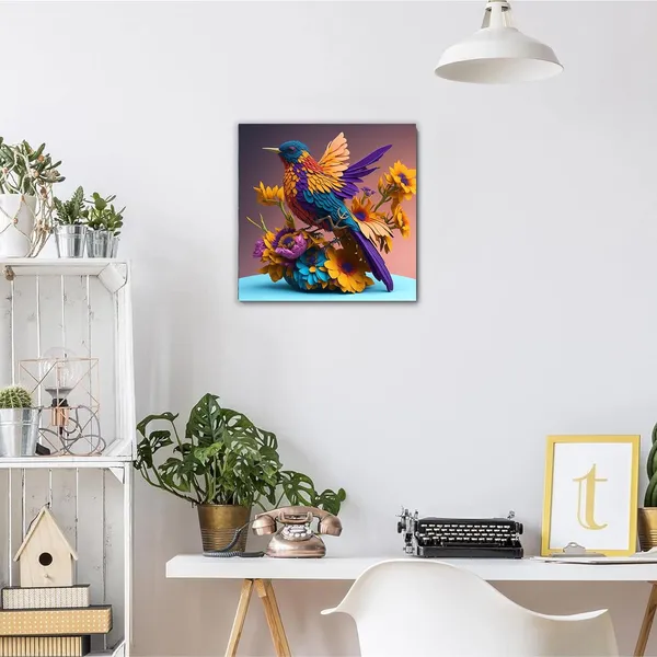 Multicolor_Abstract_24_X_24_Inch,_Wooden_Framed_Canvas_Painting_|_For_Bedroom,_Living_Room,_Study_Room_&_Office_|_Pine_Wood_Frame_(61_X_61_Cms)