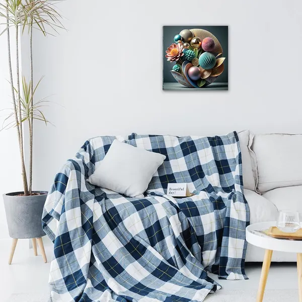 Multicolor_Abstract_24_X_24_Inch,_Wooden_Framed_Canvas_Painting_|_For_Bedroom,_Living_Room,_Study_Room_&_Office_|_Pine_Wood_Frame_(61_X_61_Cms)