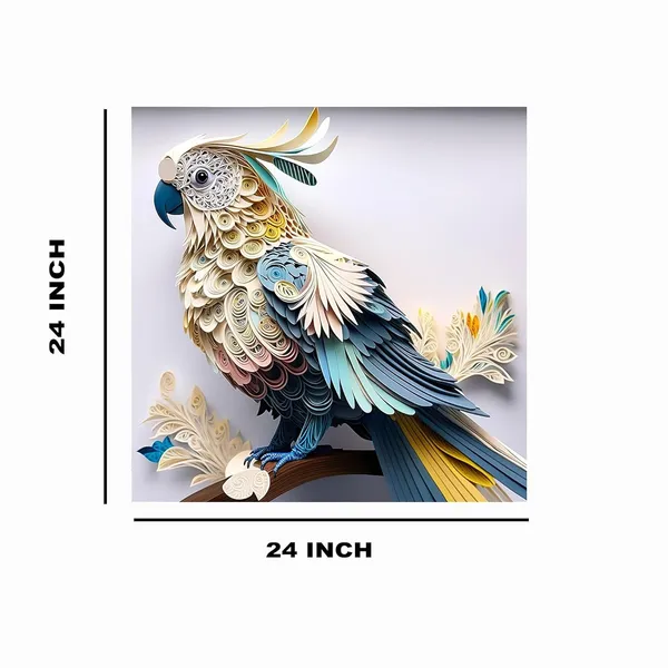 Multicolor_Abstract_24_X_24_Inch,_Wooden_Framed_Canvas_Painting_|_For_Bedroom,_Living_Room,_Study_Room_&_Office_|_Pine_Wood_Frame_(61_X_61_Cms)