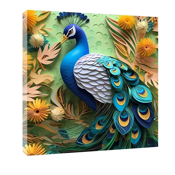 Multicolor_Abstract_24_X_24_Inch,_Wooden_Framed_Canvas_Painting_|_For_Bedroom,_Living_Room,_Study_Room_&_Office_|_Pine_Wood_Frame_(61_X_61_Cms)