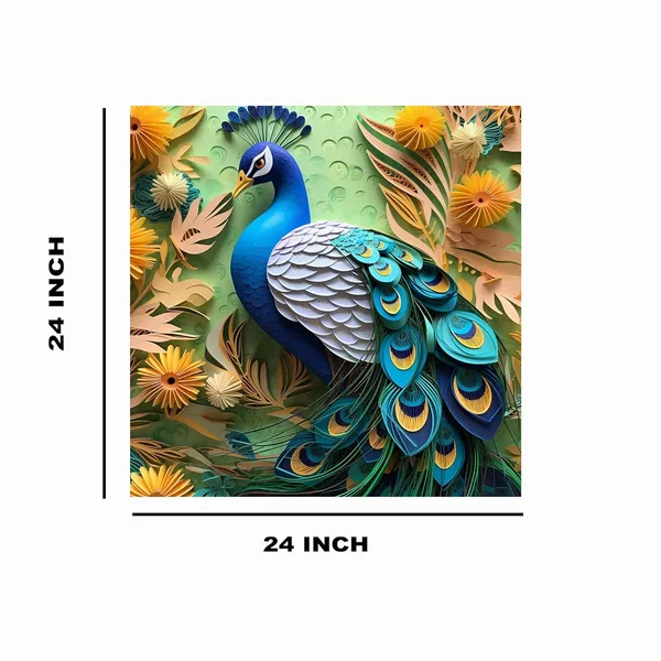 Multicolor_Abstract_24_X_24_Inch,_Wooden_Framed_Canvas_Painting_|_For_Bedroom,_Living_Room,_Study_Room_&_Office_|_Pine_Wood_Frame_(61_X_61_Cms)