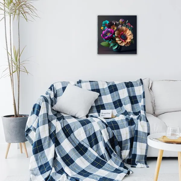 Multicolor_Abstract_24_X_24_Inch,_Wooden_Framed_Canvas_Painting_|_For_Bedroom,_Living_Room,_Study_Room_&_Office_|_Pine_Wood_Frame_(61_X_61_Cms)