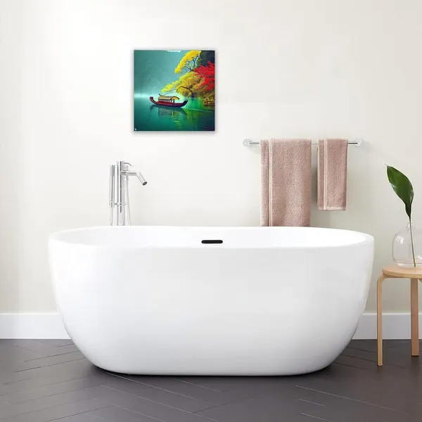 Multicolor_Abstract_24_X_24_Inch,_Wooden_Framed_Canvas_Painting_|_For_Bedroom,_Living_Room,_Study_Room_&_Office_|_Pine_Wood_Frame_(61_X_61_Cms)