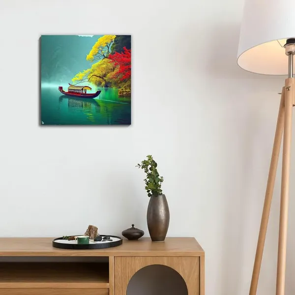 Multicolor_Abstract_24_X_24_Inch,_Wooden_Framed_Canvas_Painting_|_For_Bedroom,_Living_Room,_Study_Room_&_Office_|_Pine_Wood_Frame_(61_X_61_Cms)