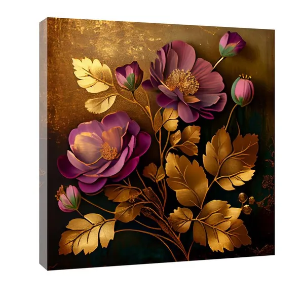 Multicolor_Abstract_24_X_24_Inch,_Wooden_Framed_Canvas_Painting_|_For_Bedroom,_Living_Room,_Study_Room_&_Office_|_Pine_Wood_Frame_(61_X_61_Cms)