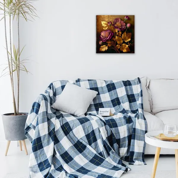 Multicolor_Abstract_24_X_24_Inch,_Wooden_Framed_Canvas_Painting_|_For_Bedroom,_Living_Room,_Study_Room_&_Office_|_Pine_Wood_Frame_(61_X_61_Cms)
