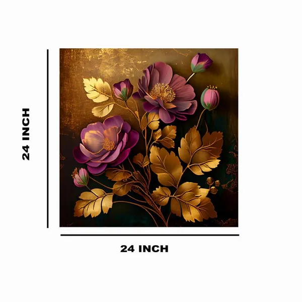 Multicolor_Abstract_24_X_24_Inch,_Wooden_Framed_Canvas_Painting_|_For_Bedroom,_Living_Room,_Study_Room_&_Office_|_Pine_Wood_Frame_(61_X_61_Cms)