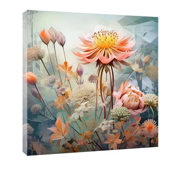 Multicolor_Abstract_24_X_24_Inch,_Wooden_Framed_Canvas_Painting_|_For_Bedroom,_Living_Room,_Study_Room_&_Office_|_Pine_Wood_Frame_(61_X_61_Cms)