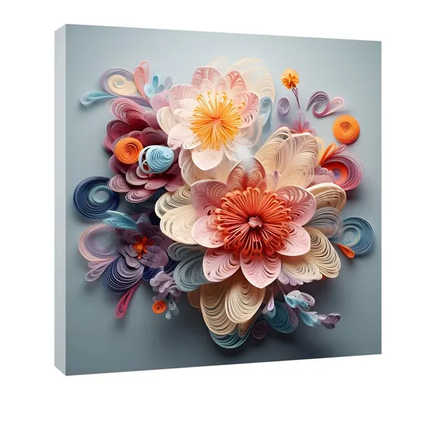 Multicolor_Abstract_24_X_24_Inch,_Wooden_Framed_Canvas_Painting_|_For_Bedroom,_Living_Room,_Study_Room_&_Office_|_Pine_Wood_Frame_(61_X_61_Cms)