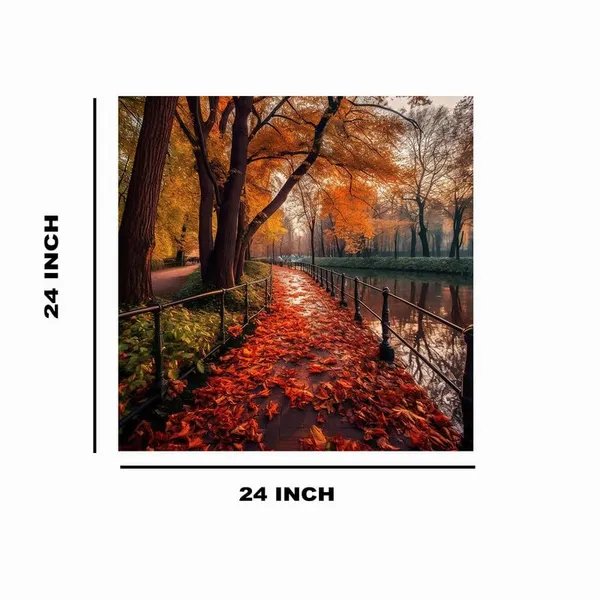 Multicolor_Abstract_24_X_24_Inch,_Wooden_Framed_Canvas_Painting_|_For_Bedroom,_Living_Room,_Study_Room_&_Office_|_Pine_Wood_Frame_(61_X_61_Cms)
