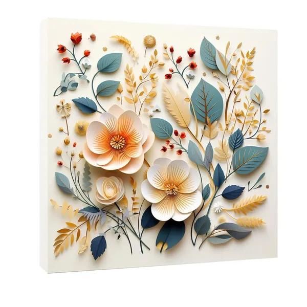 Multicolor_Abstract_24_X_24_Inch,_Wooden_Framed_Canvas_Painting_|_For_Bedroom,_Living_Room,_Study_Room_&_Office_|_Pine_Wood_Frame_(61_X_61_Cms)