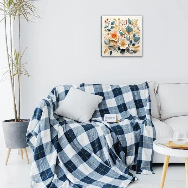 Multicolor_Abstract_24_X_24_Inch,_Wooden_Framed_Canvas_Painting_|_For_Bedroom,_Living_Room,_Study_Room_&_Office_|_Pine_Wood_Frame_(61_X_61_Cms)